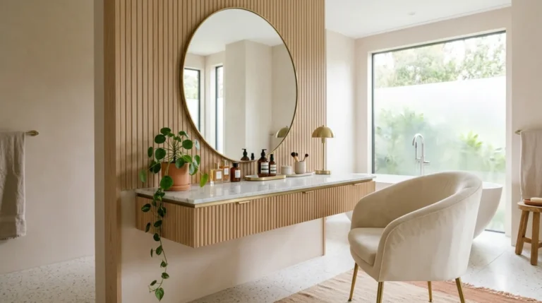 comment aménager une grande salle de bain