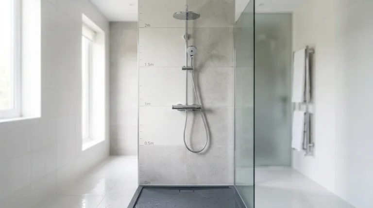 À quelle hauteur fixer une colonne de salle de bain