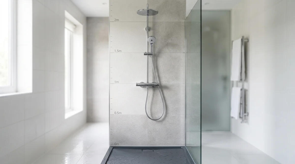 À quelle hauteur fixer une colonne de salle de bain