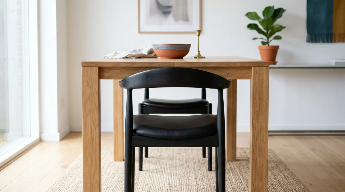 Quelle hauteur de chaise pour une table de 75 cm