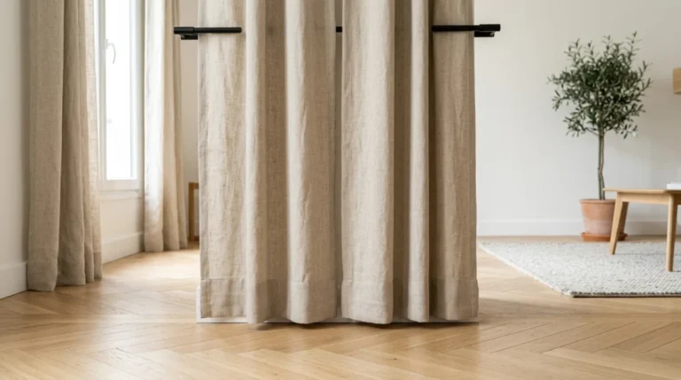 Quelle hauteur choisir pour l’ourlet des rideaux