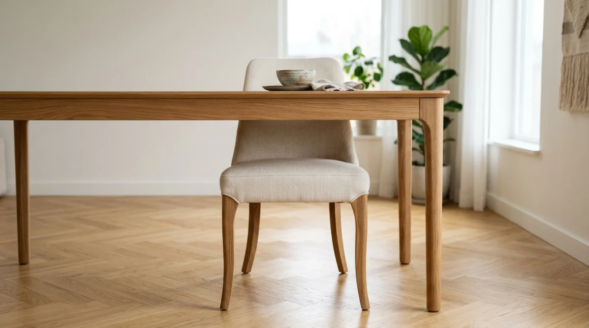 Quelle hauteur de chaise choisir pour une table de 77 cm
